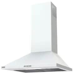 Вытяжка KRONA BELLA 600 WHITE PUSH BUTTON; вытяжка кухонная 600 мм - изображение 1