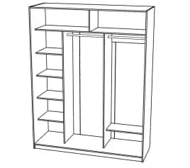 Шкаф для одежды и белья СТИВ - изображение 2