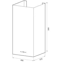 Вытяжка KRONA DITA R 400 INOX PB - изображение 2