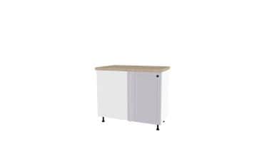 Угловой стол-мойка правый (МР (Угл.) П) (ШхВхГ: 1000x720x450); Без столешницы - изображение 1