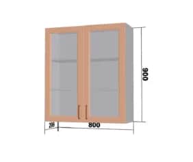 Шкаф кухонный КВАДРО (ПЕРСИК СОФТ) - изображение 1