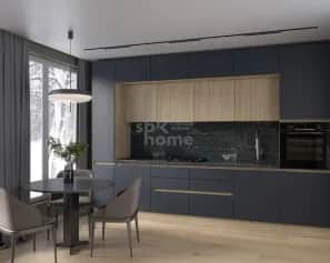 Фасад ЖЕНЕВА (ДУБ ПАЛЕРМОСИНИЙ МАТОВЫЙ) - изображение 1