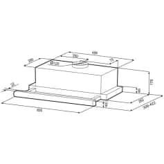Вытяжка KRONA KAMILLA 600 SUPERNOVA W - изображение 2