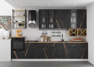 Фасад МОНЦА (КВАРЦ ЧЁРНЫЙ) - изображение 1