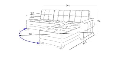 Диван ОСКАР П - изображение 1