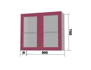 Шкаф кухонный КВАДРО (ВИНОГРАД) - изображение 1