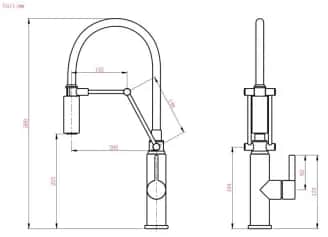 Смеситель EMAR ECB-7012 SATIN - изображение 2