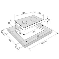 Варочные панели KRONA FORTE 30 BL - изображение 3