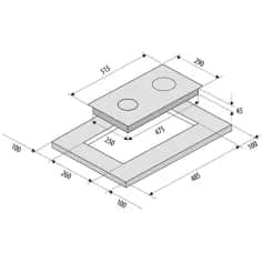 Варочные панели KRONA PARTITA 30 IX - изображение 2