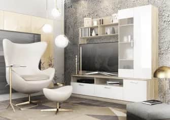 Мебель для гостиной СОФИNEW (ДУБ СОНОМАБЕЛЫЙ) - изображение 4