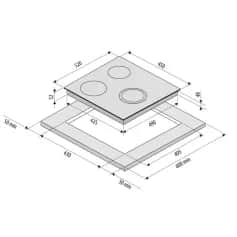 Варочные панели KRONA LAUREL 45 BL - изображение 2