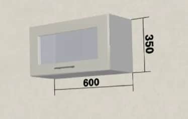 Шкаф кухонный ОЛИВА (ЖЕМЧУГ) - изображение 1