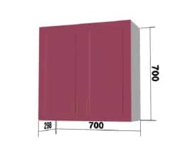 Шкаф кухонный КВАДРО (ВИНОГРАД) - изображение 1