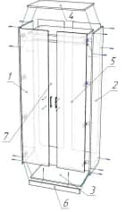 Шкаф для одежды и белья АРТУР-3 - изображение 3