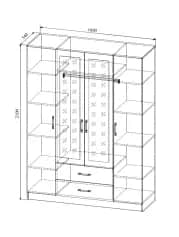 Шкаф для одежды и белья СОФИ - изображение 4