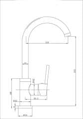Смеситель EMAR гранит ЕС-3004, смеситель - изображение 3