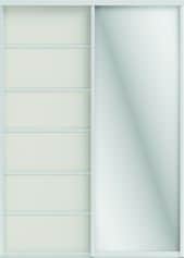 Комплект дверей СТИВ (ЗЕРКАЛОЛДСП) - изображение 1