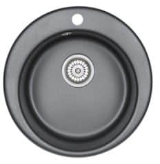 Мойки EMAR ГРАНИТ EM-4801 МОЙКА ВРЕЗНАЯ КРУГЛАЯ D480, С ВЫРЕЗОМ ПОД СМЕСИТЕЛЬ - изображение 1
