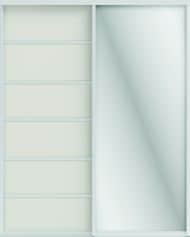 Комплект дверей СТИВ (ЗЕРКАЛОЛДСП) - изображение 1