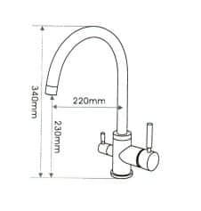 Смеситель EMAR ECB-3007 PVD - изображение 2