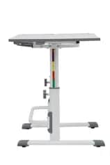 Стол компьютерныйписьменный Растущая парта-трансформер Plini kids Simple M1 75*55 см, белый-серый - изображение 3