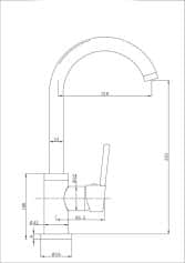 Смеситель EMAR ECB-3004 PVD, СМЕСИТЕЛЬ - изображение 2