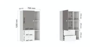 Шкаф для одежды и белья УМКА - изображение 3