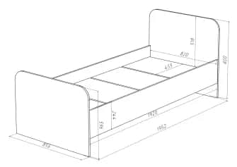 Кровать ДЖУНИОР - изображение 2