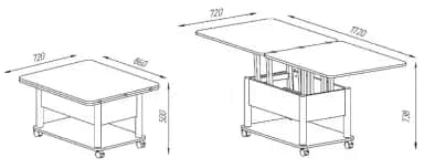 Стол журнальный ДЕБЮТ 3 - изображение 5