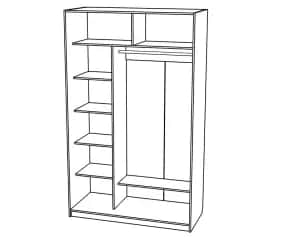 Шкаф для одежды и белья СТИВ - изображение 2