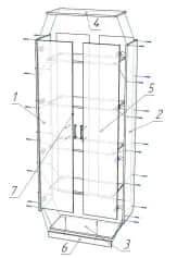 Шкаф для одежды и белья АРТУР-1 - изображение 3
