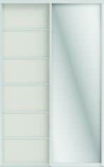 Комплект дверей СТИВ (ЗЕРКАЛОЛДСП) - изображение 1