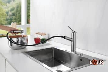 Смеситель EMAR EC-3012S, СМЕСИТЕЛЬ (САТИН) - изображение 2