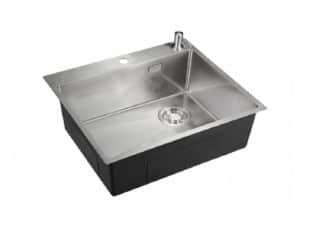 Мойки EMAR EMB-560 МОЙКА PVD ВРЕЗНАЯ 560*500*200ММ ДОЗАТОР В КОМПЛЕКТЕ - изображение 1