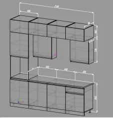 Кухонный гарнитур ВИКТОРИЯ-2 - изображение 3