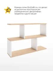 Полка ПОЛКА НАВЕСНАЯ ТИП 14 (800*200*550 ММ) - изображение 2