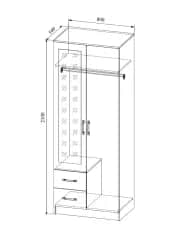 Шкаф для одежды и белья СОФИ - изображение 2