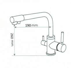 Смеситель EMAR ECB-3003 PVD, СМЕСИТЕЛЬ - изображение 2