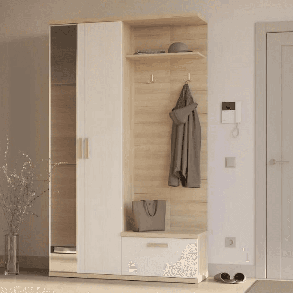 Отражение уюта: шкафы в прихожую с зеркалом