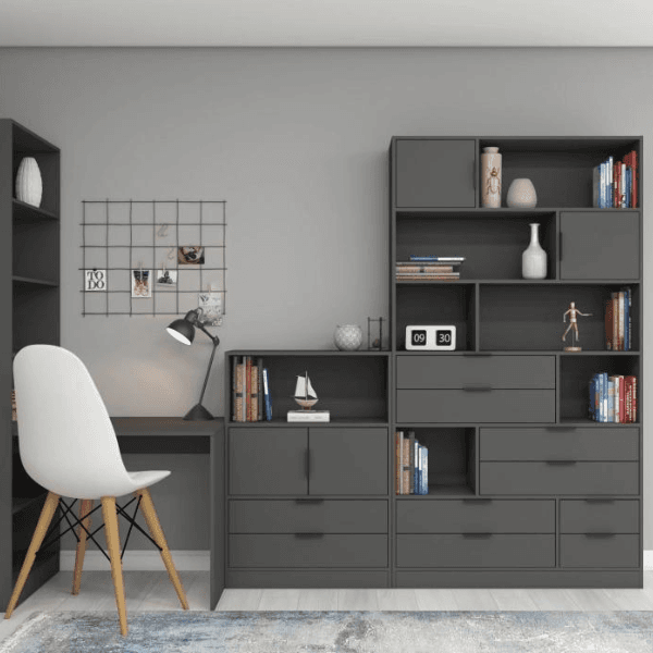 Хранилище для книг и оригинальный элемент интерьера — полки и стеллажи