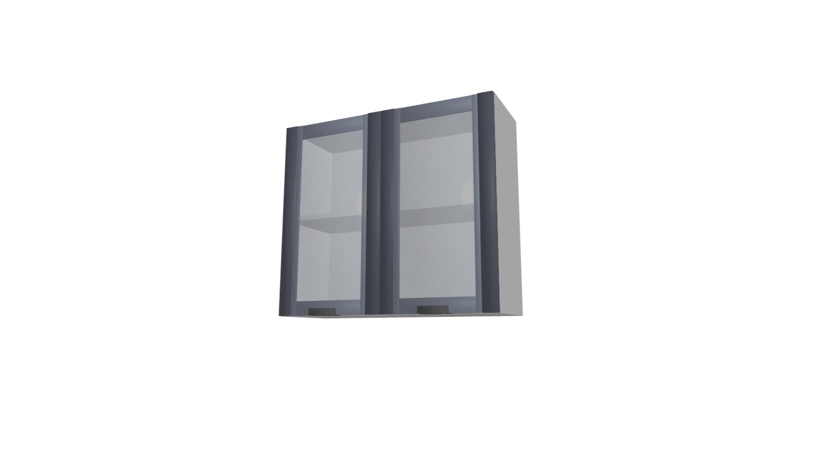 Шкаф-витрина универсальный с 2 распашными дверьми (ВРР (унив.)) (ШхВхГ: 800x700x280)