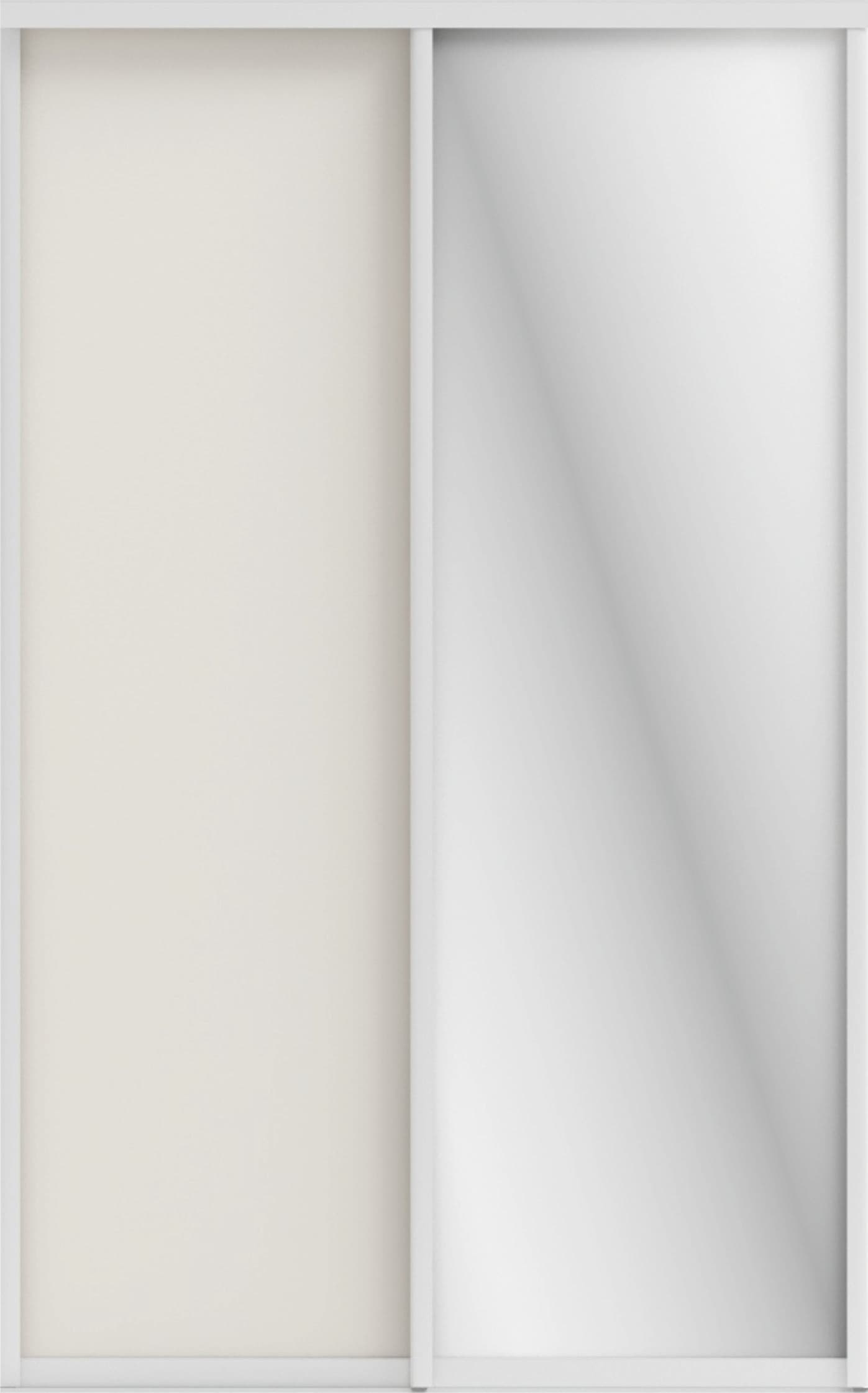 ОРИОН (ЗЕРКАЛО/ЛДСП) (тэффи (легкий шелк)/профиль С хром)