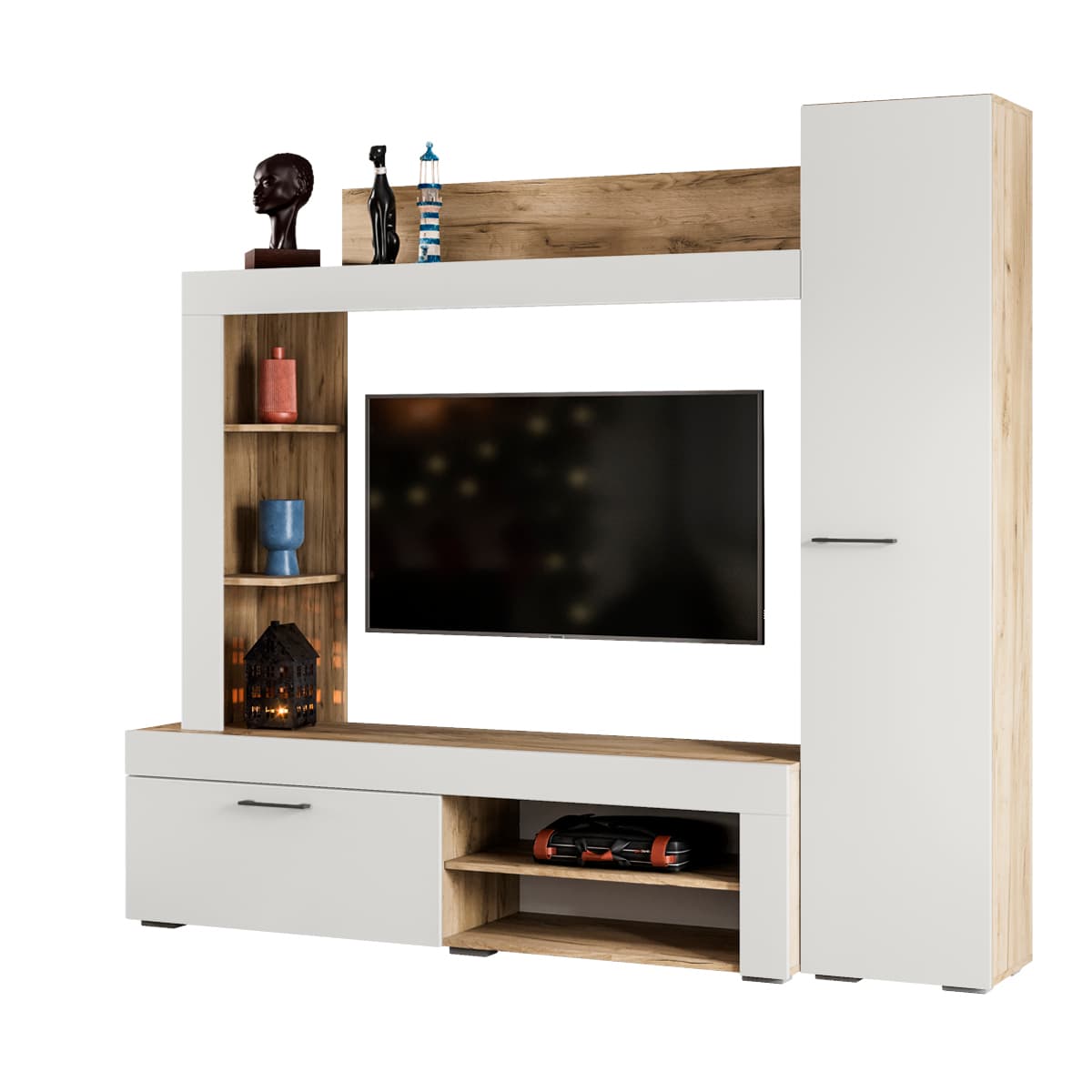 НИКОЛЬ (дуб крафт серый/софт айвори)