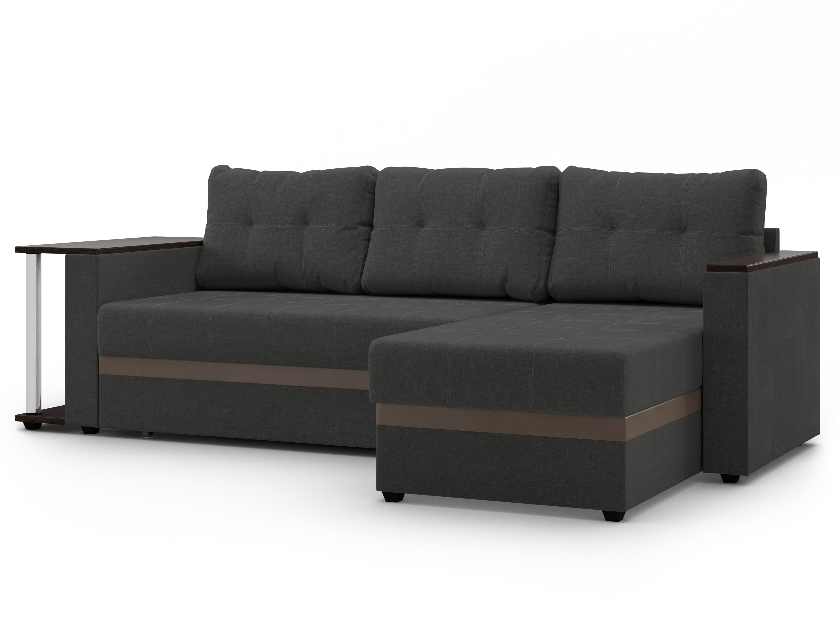 АТЛАНТА (cерый (Savana Grey)/коричневый (ECOstile Chocolate))