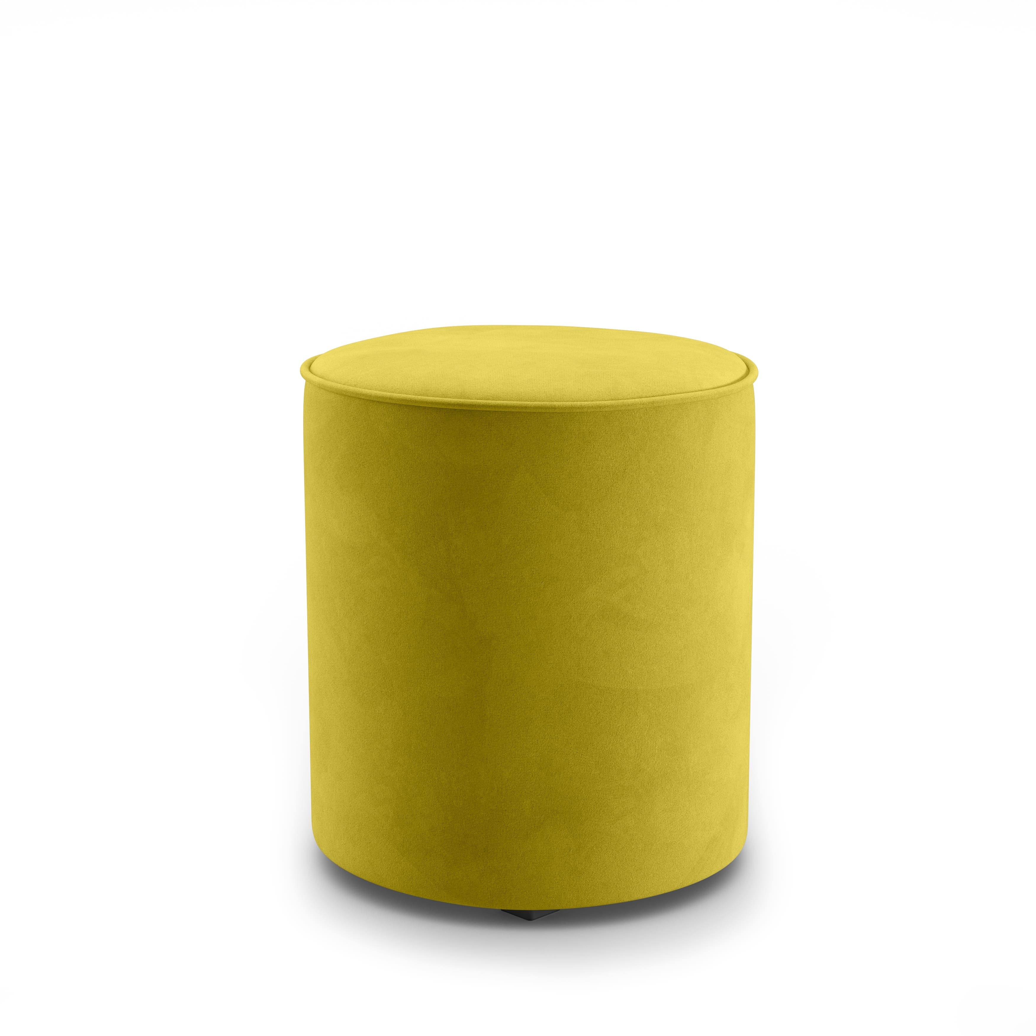 ПУФ (МОДЕЛЬ 132) (горчичный (Velutto 28))