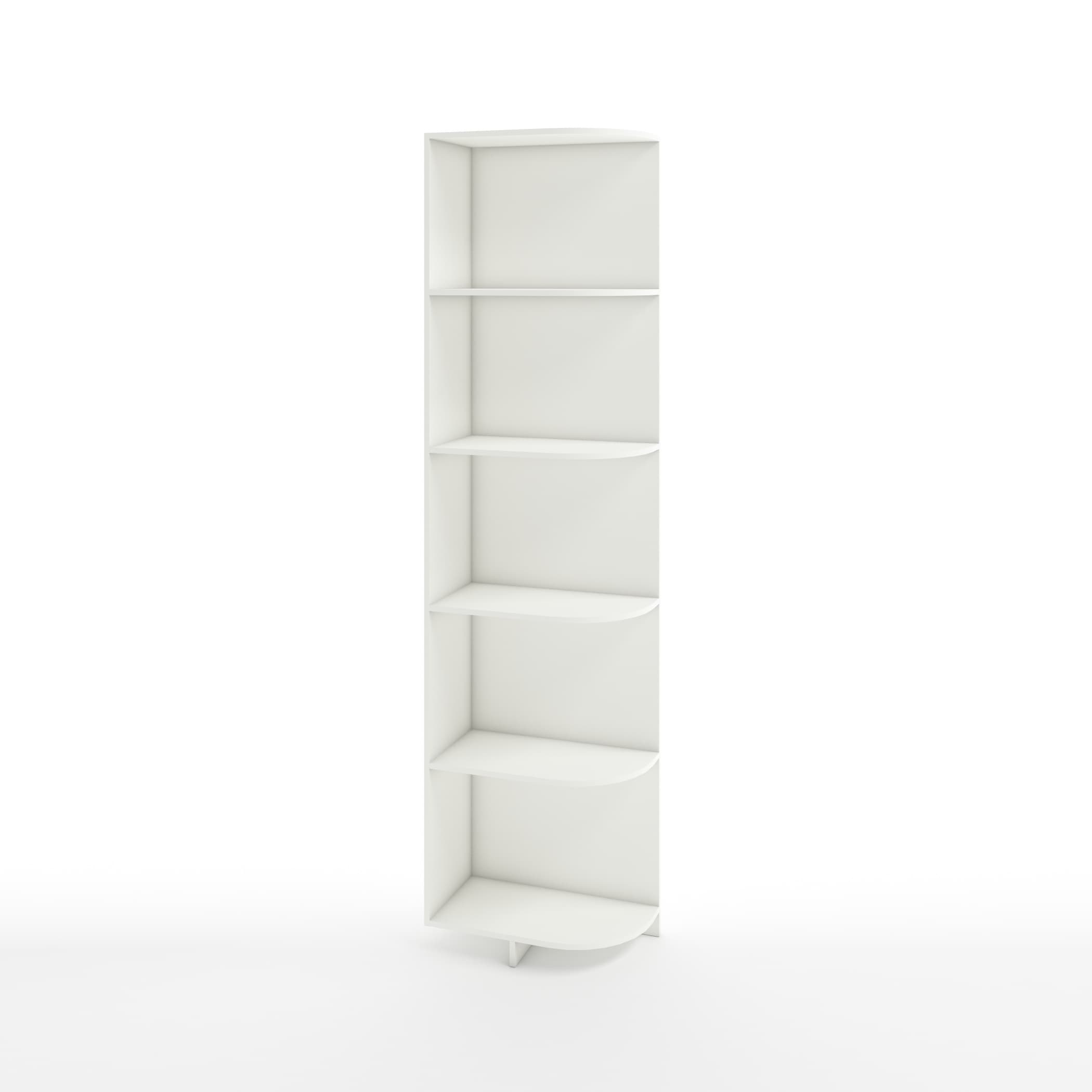 Секция угловая 600 мм (белый шагрень)