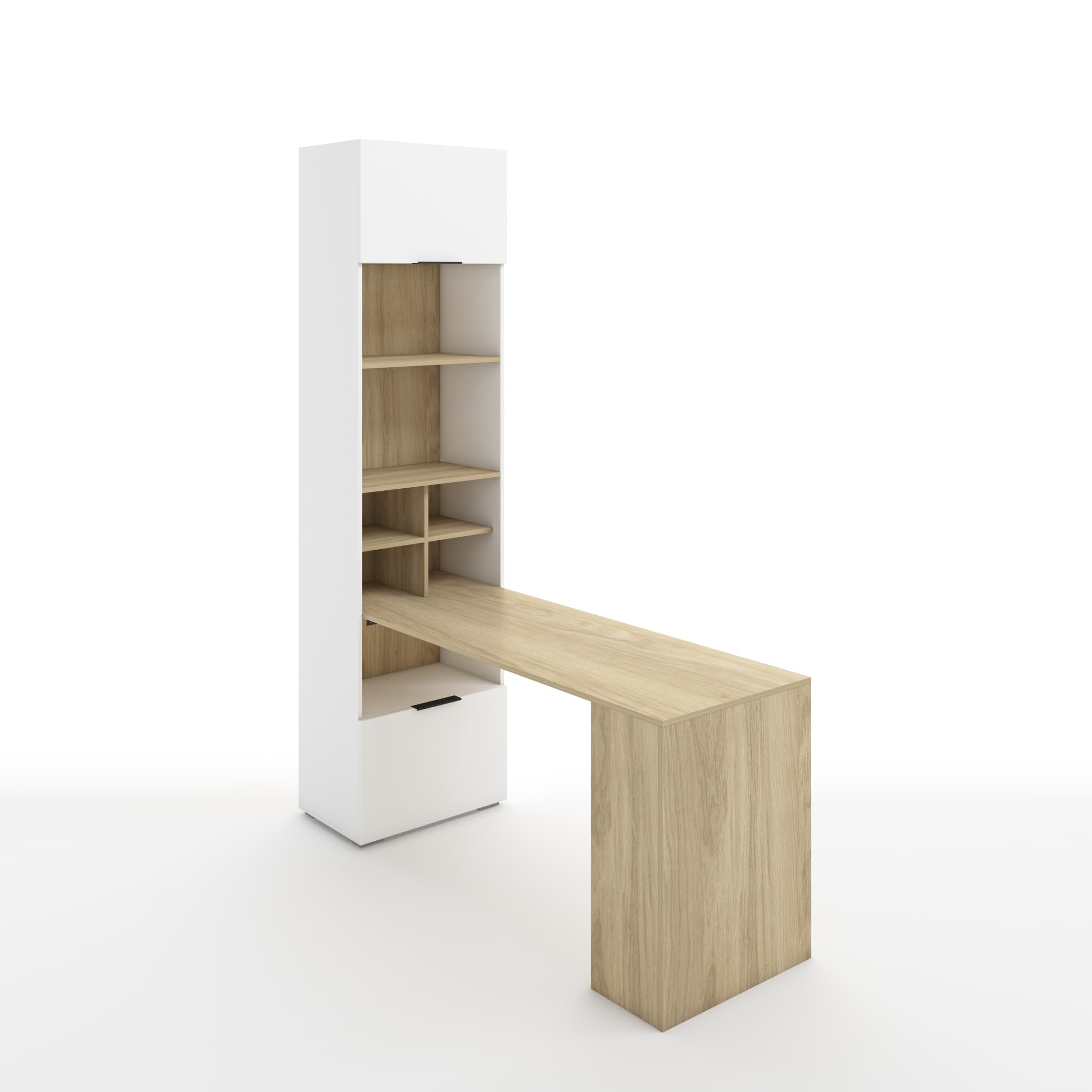 ОСЛО (OSLO) (белый (легкий шелк)/ альберо, ручка СА-6, цвет - черный)