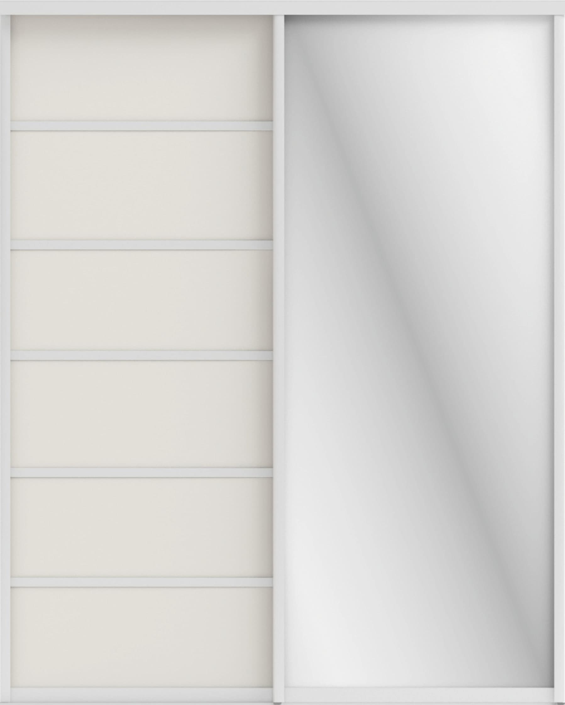 СТИВ (ЗЕРКАЛО/ЛДСП) (тэффи/профиль С хром)