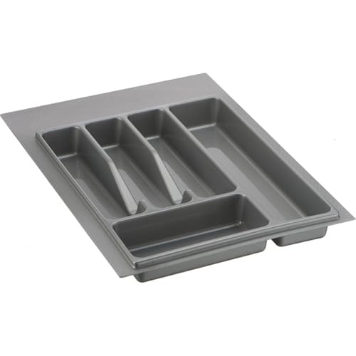 Лоток в ящик 400, (300-340)*(380-490) мм (ЕСО серый металл)