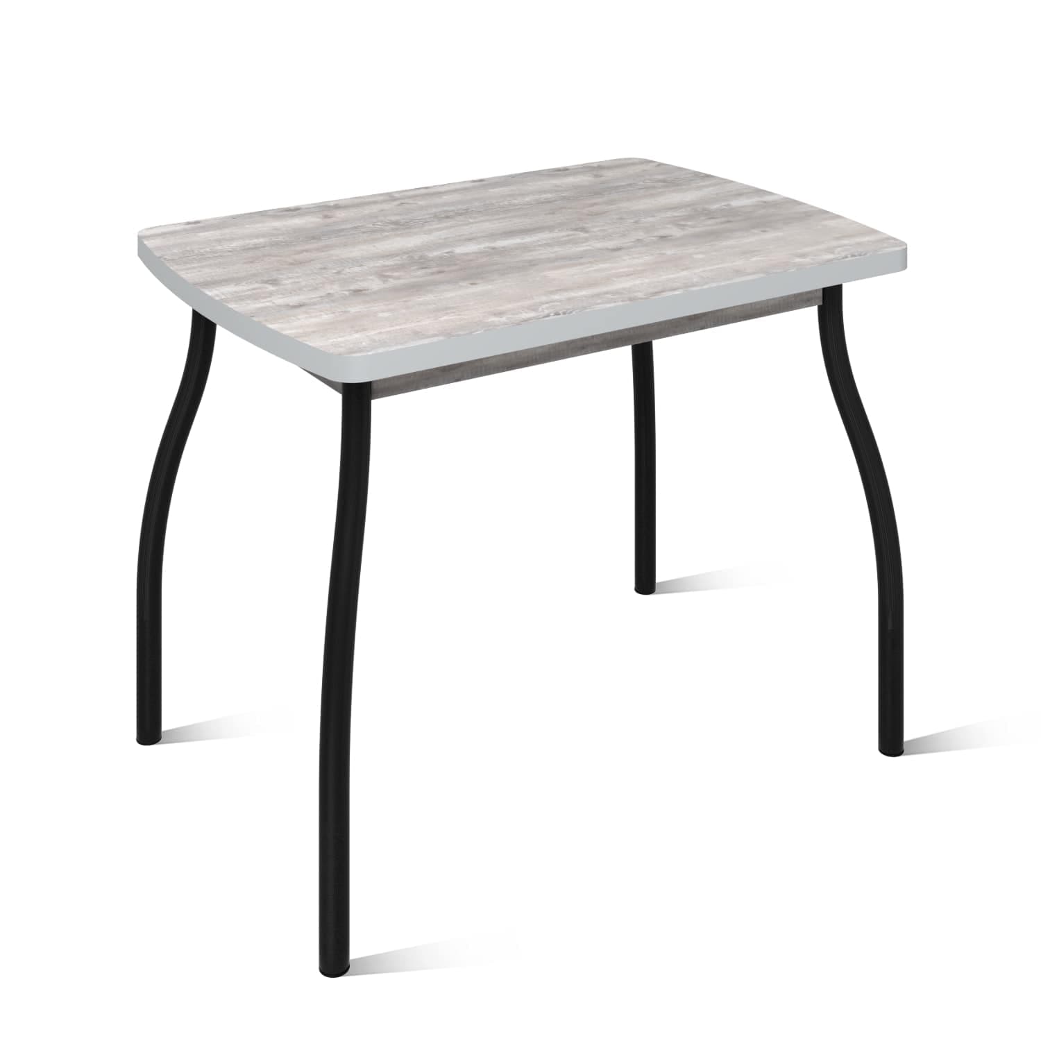 ГРАНД.4 (столешница: лофт/каркас: Черная матовая (муар))